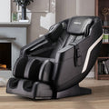 105cm H Real Relax Black Faux Leather Massage Chair with 6 Pre-Set Auto Modes Bluetooth Speaker — recliner from 2nd Time Around