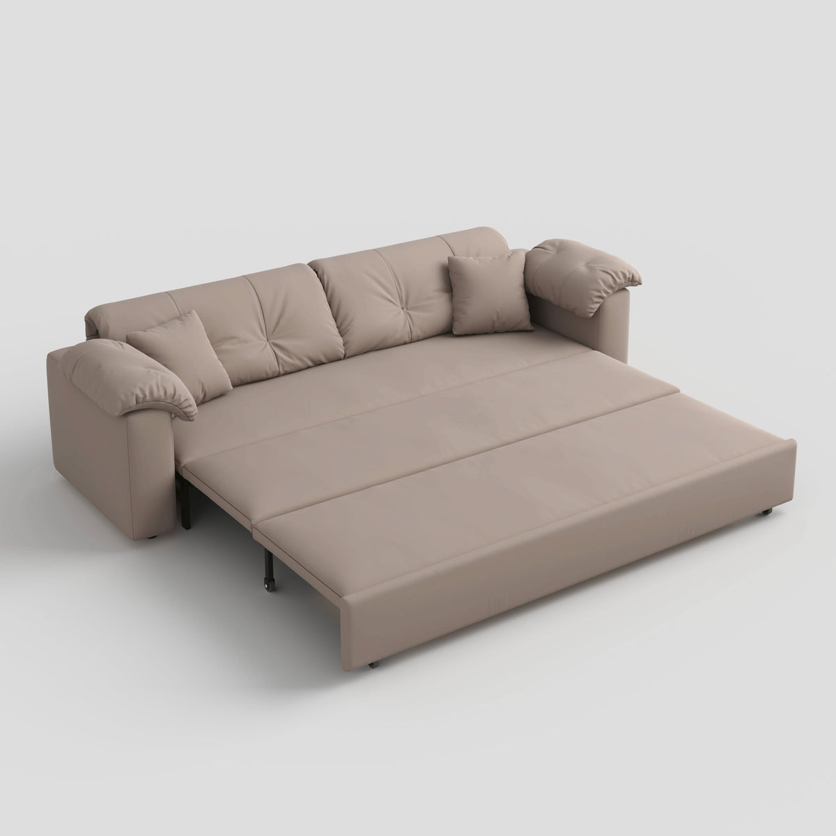 Cottonfy Multifunctional Sleeper Pull Out 2 Seater Sofa Bed with Storage Space — view 7