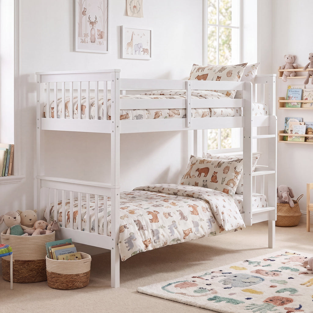 Milan Bunk Bed, White — view 2
