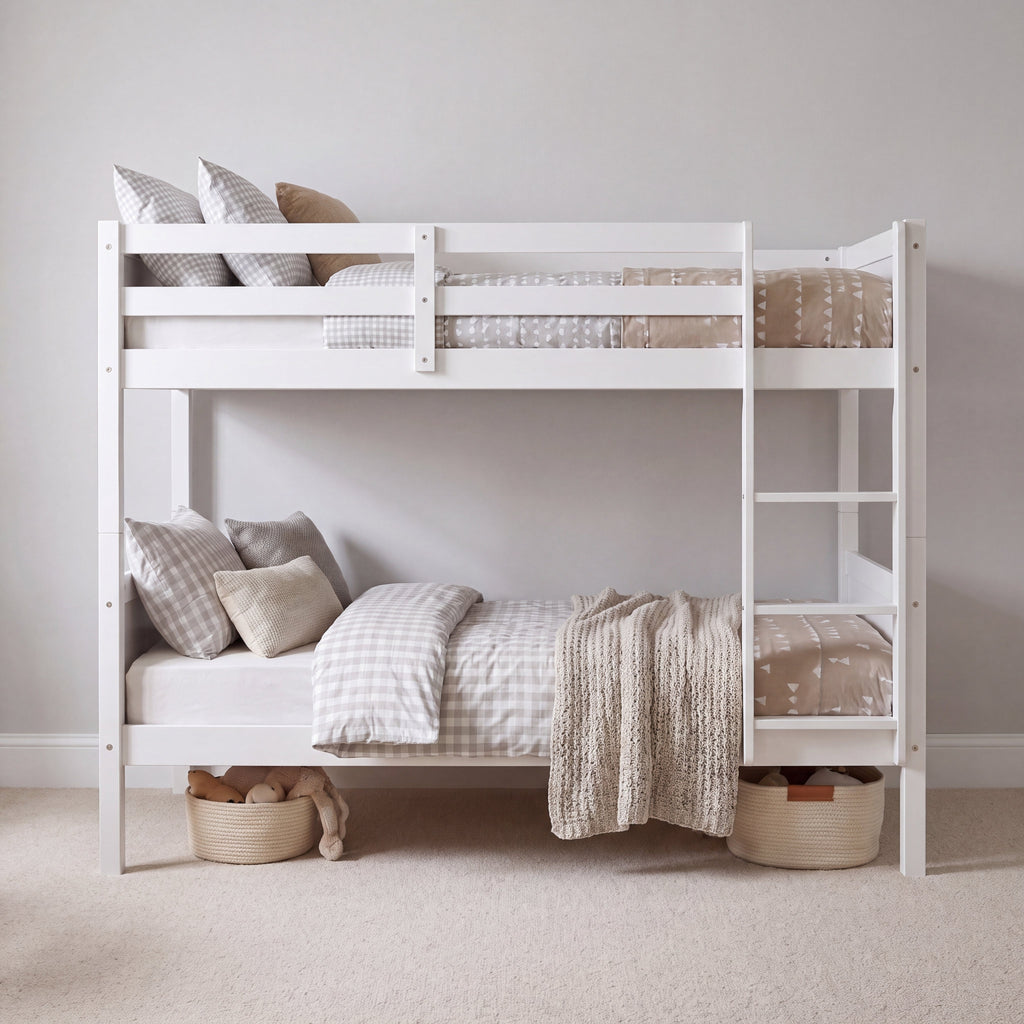 Gemini Detachable Bunk Bed - White — view 6