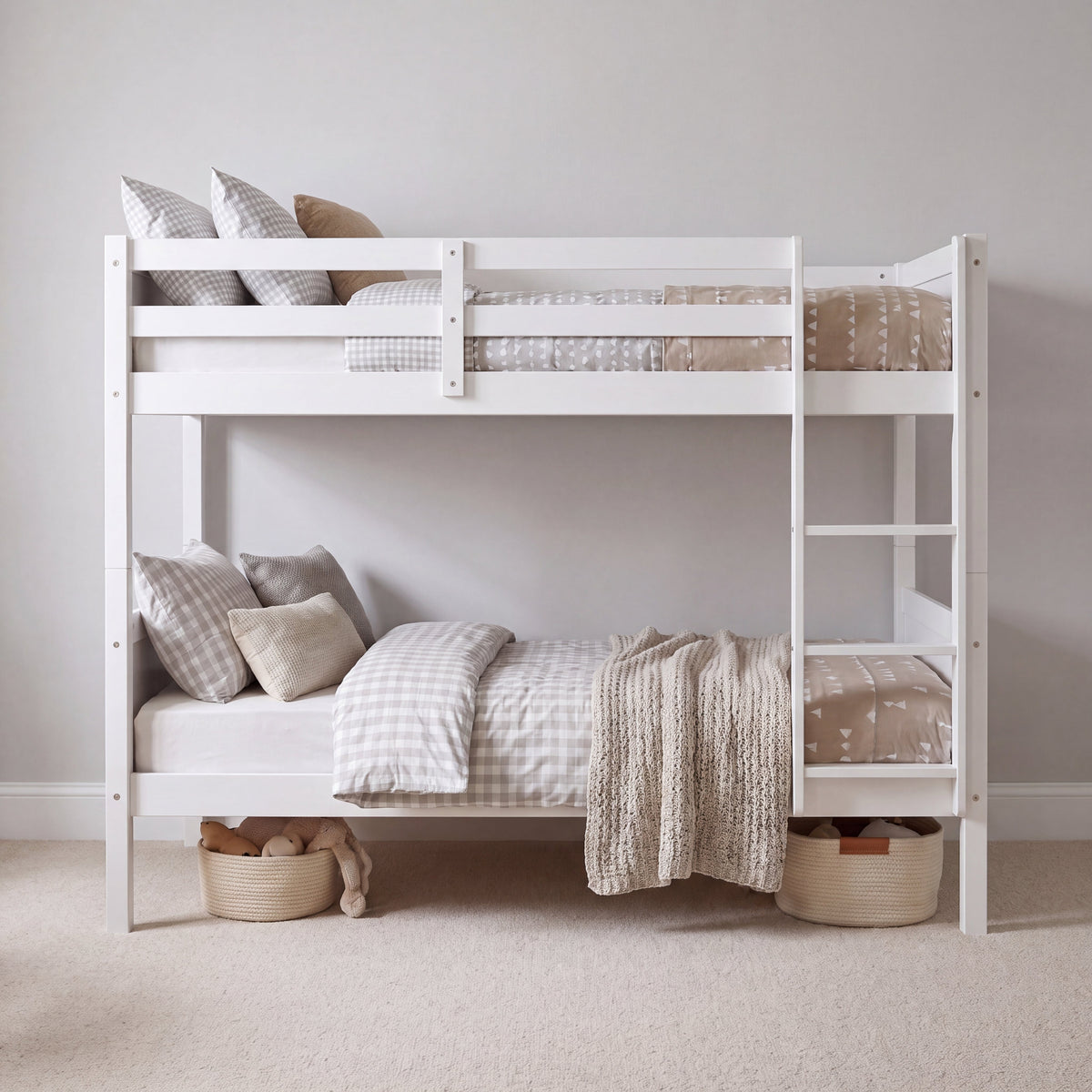 Gemini Detachable Bunk Bed - White — view 6