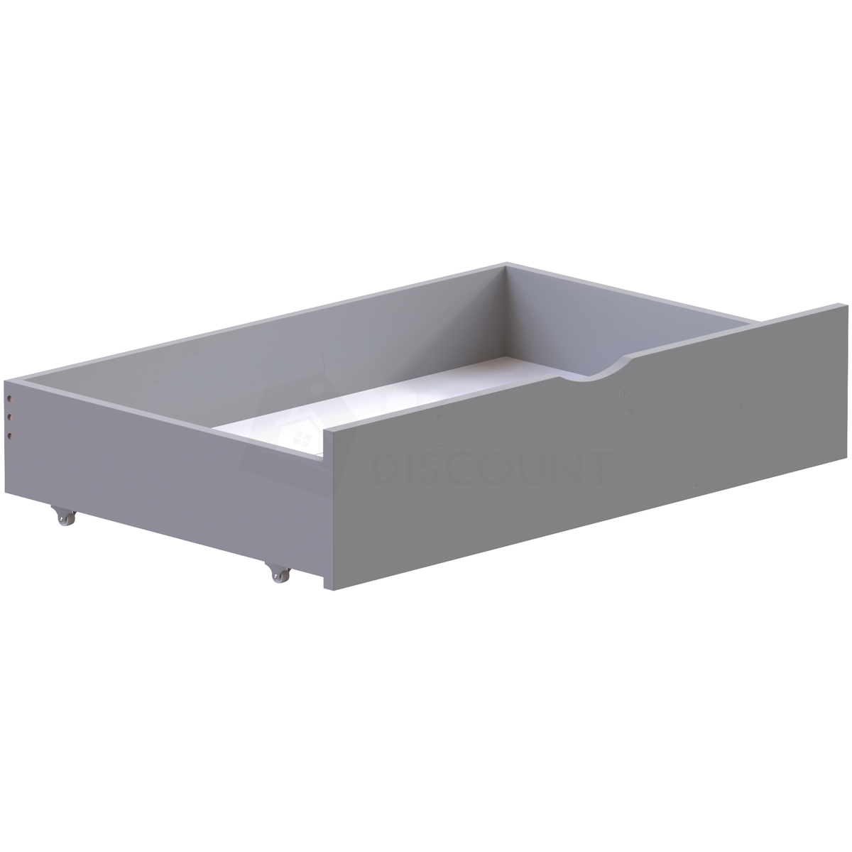 Gemini Detachable Bunk Bed - White & Libra Wooden Underbed Drawers - Grey — view 7