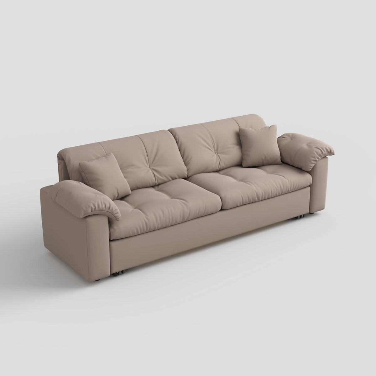 Cottonfy Multifunctional Sleeper Pull Out 2 Seater Sofa Bed with Storage Space — view 6