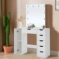 Hollywood Dressing Table with LED Lighted Mirror — dressing table from 2nd Time Around