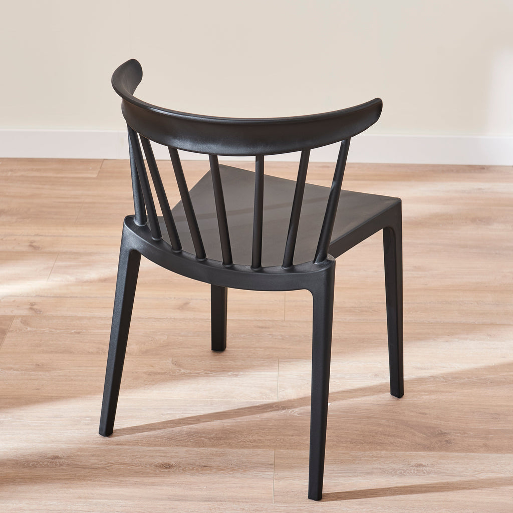 Agatha Black Dining Chairs - Set of 4 — view 6