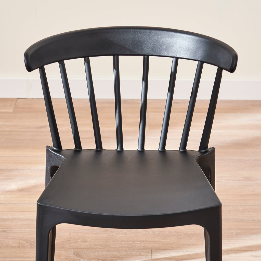Agatha Black Dining Chairs - Set of 4 — view 5