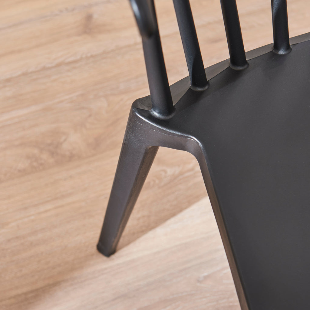 Agatha Black Dining Chairs - Set of 4 — view 4