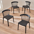 Agatha Black Dining Chairs - Set of 4 — dining chair from 2nd Time Around