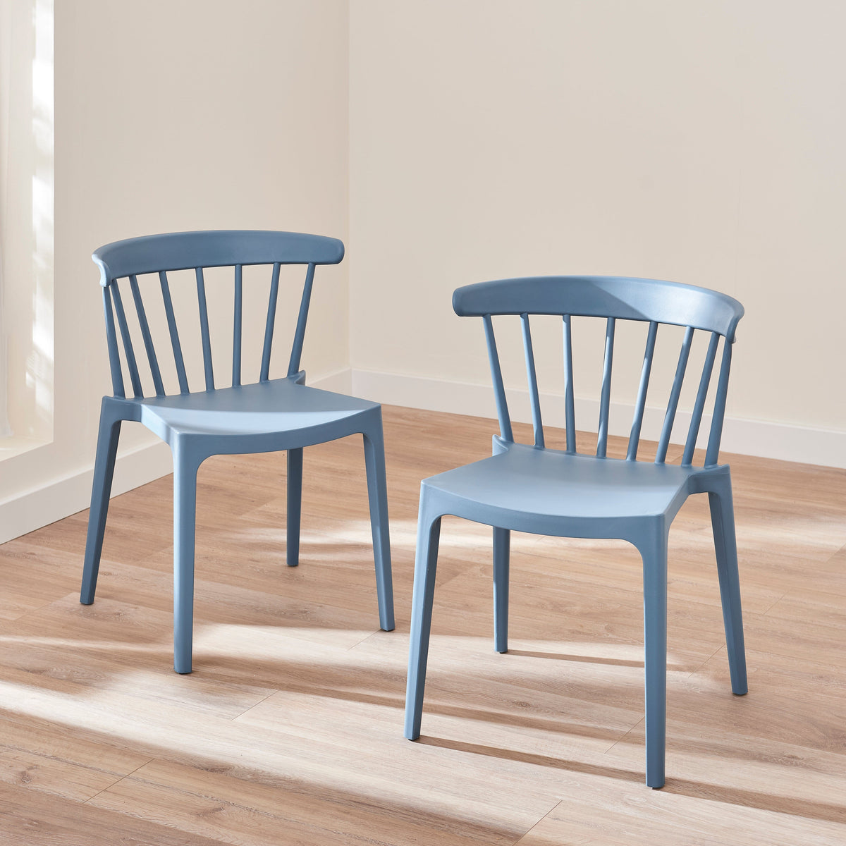 Agatha Blue Dining Chairs - Set of 4 — view 2