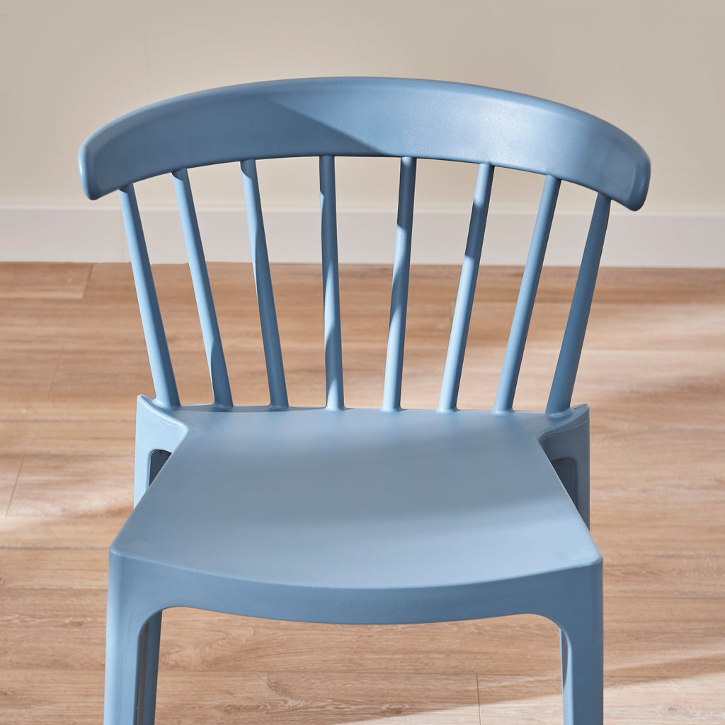 Agatha Blue Dining Chairs - Set of 4 — view 5