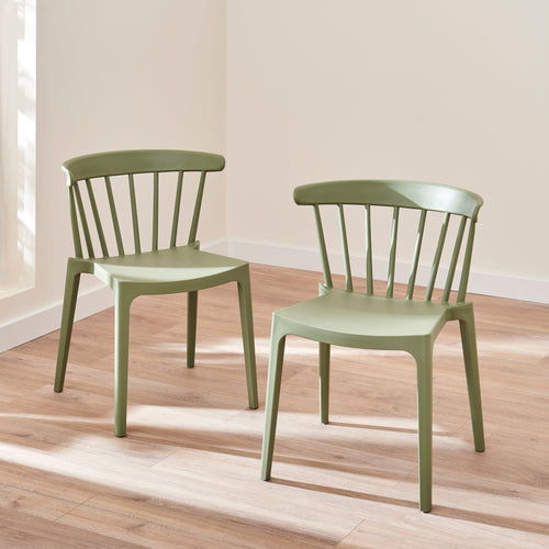 Agatha Green Dining Chairs - Set of 4 — view 2