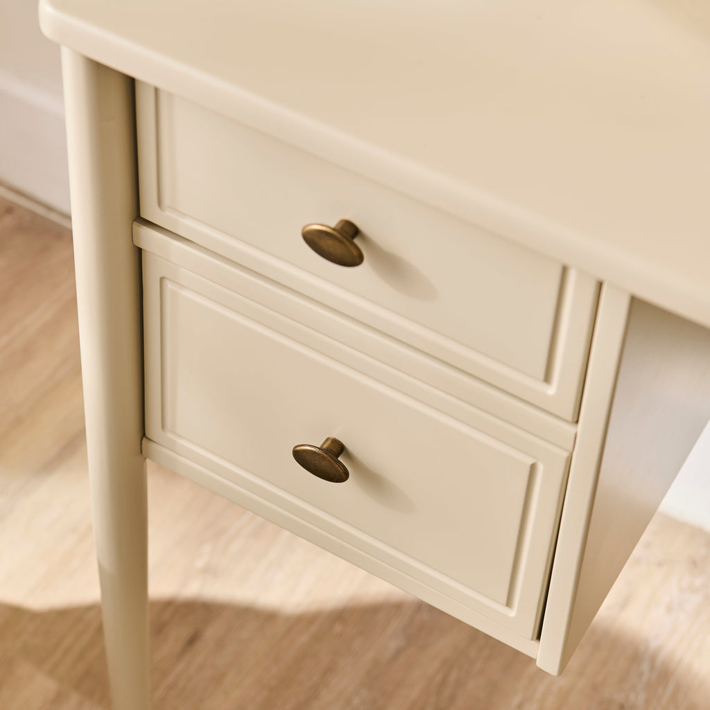 Aubrey Driftwood Dressing Table with Drawers — view 7