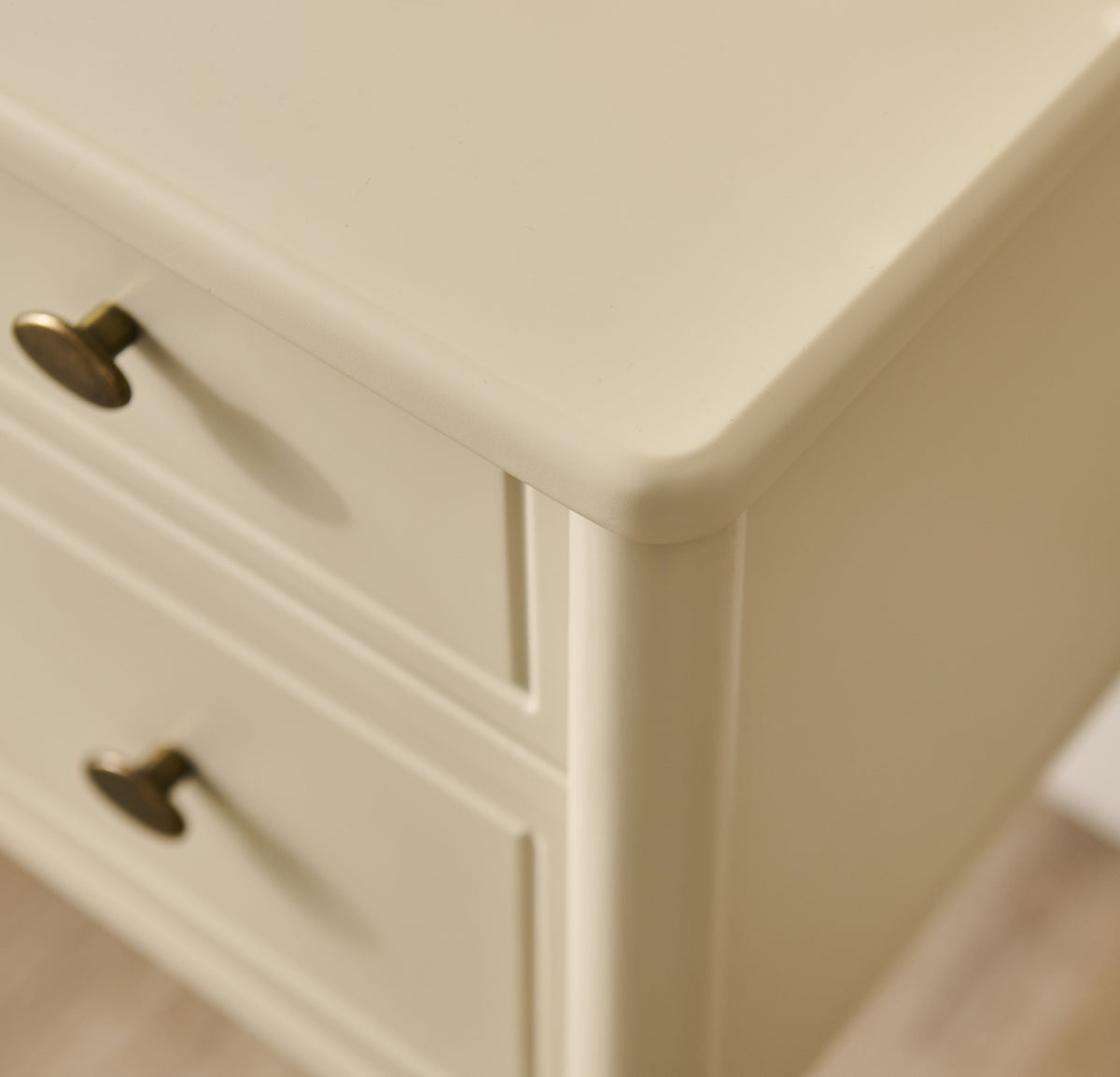 Aubrey Driftwood Dressing Table with Drawers — view 3
