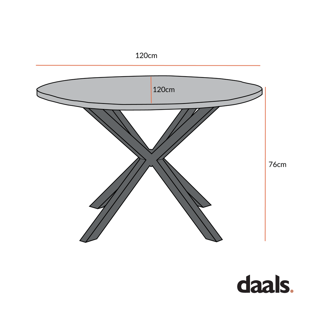 BERN Natural Curved Edge Solid Oak Dining Table — view 5
