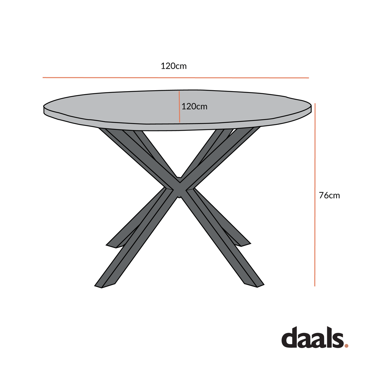 BERN Natural Curved Edge Solid Oak Dining Table — view 5