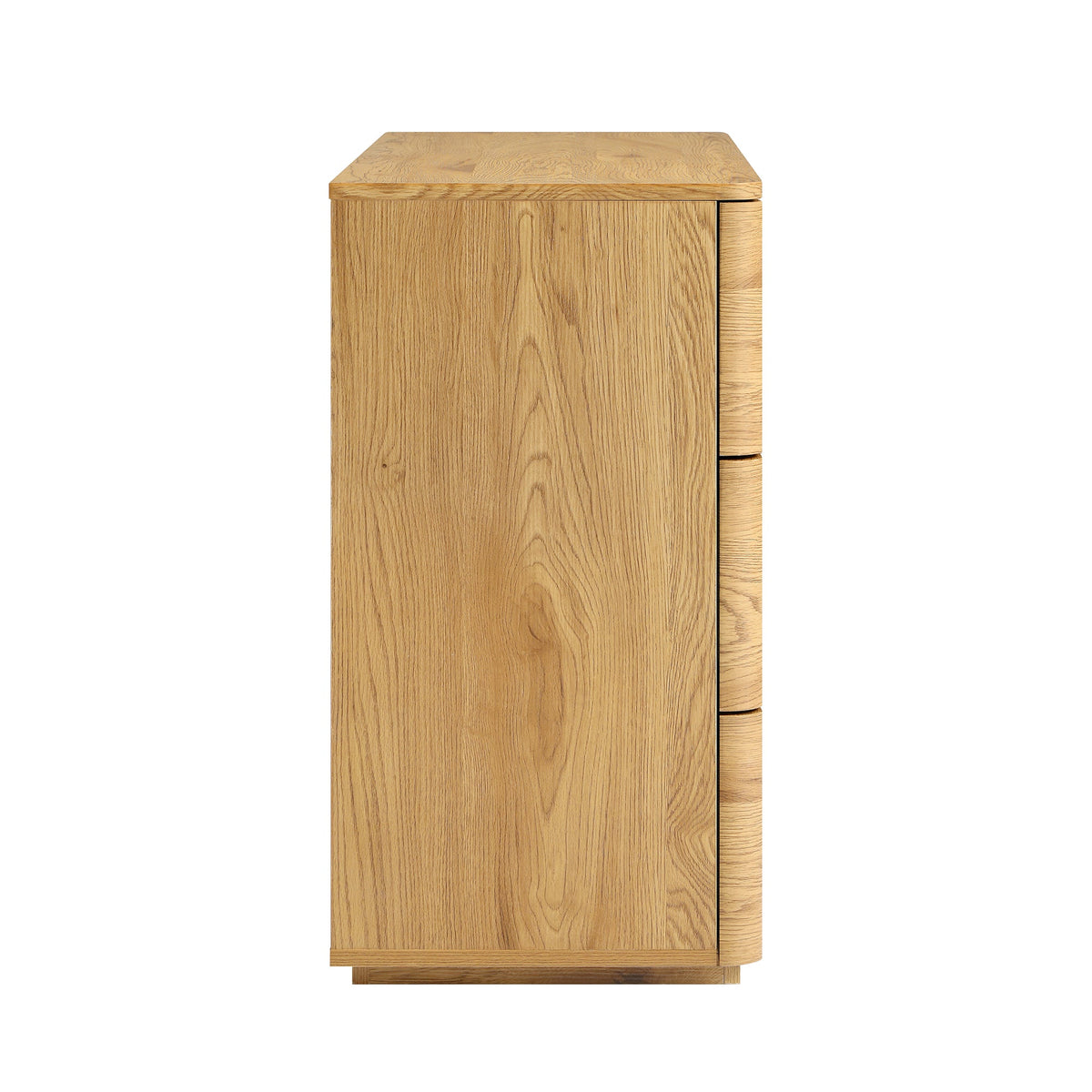 Agnes Curved Edge Chest of 6 Drawers, Natural — view 10