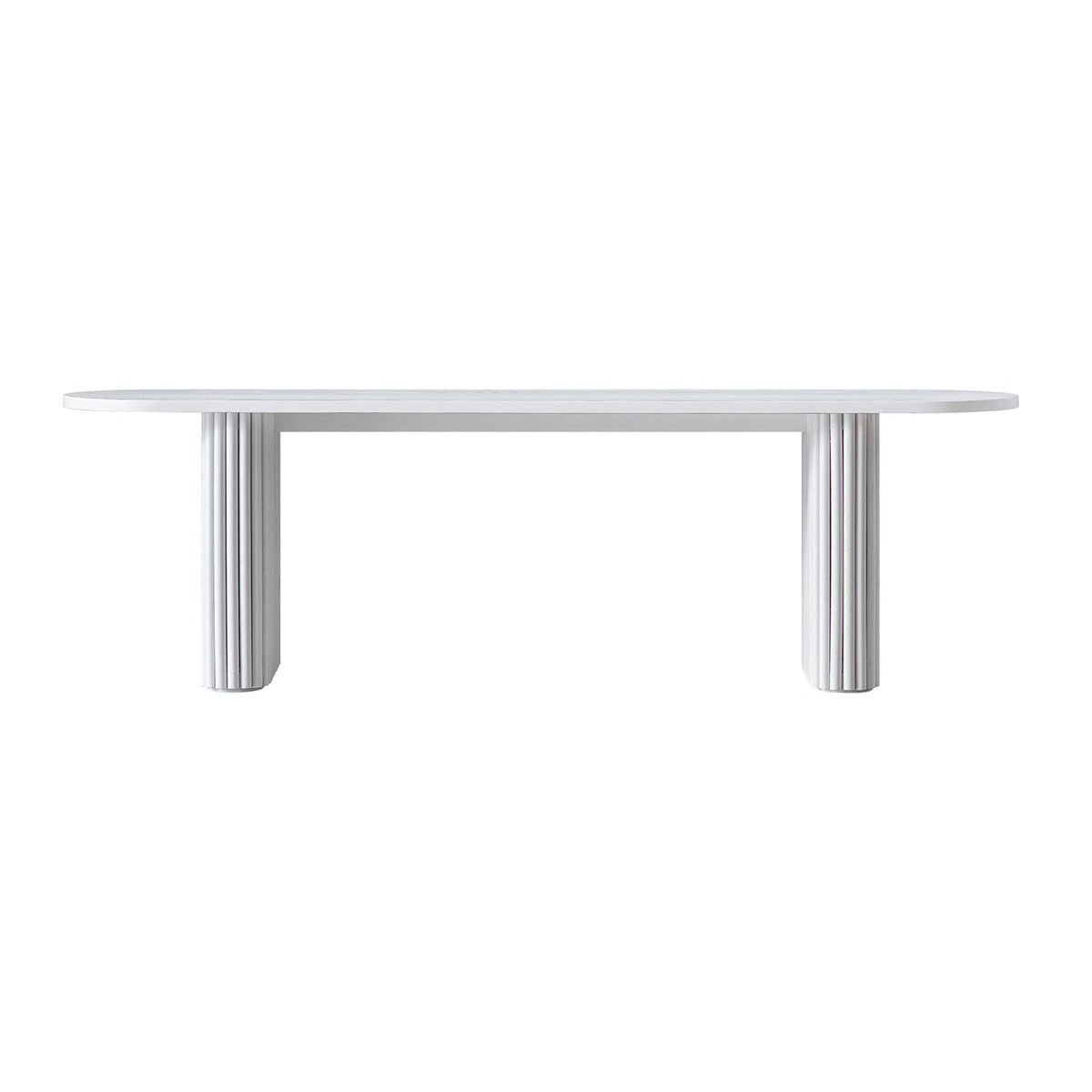 Maru 150cm Dining Bench, Washed White — view 7