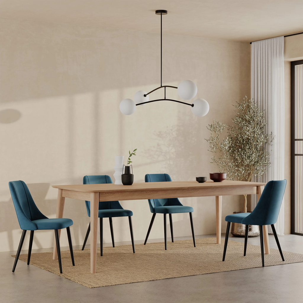 Montreux 6-8 Seat Rectangle Wooden Extendable Dining Table | Oak — dining table from 2nd Time Around
