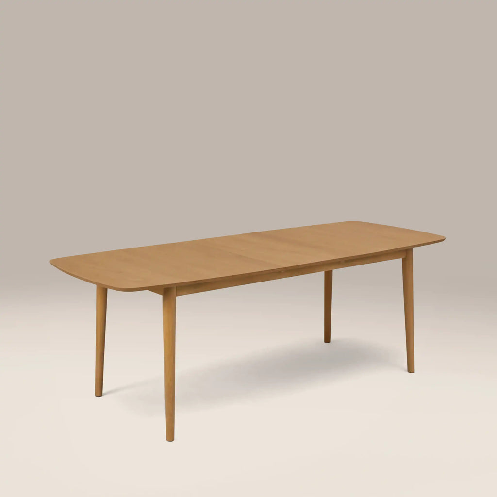 Montreux 6-8 Seat Rectangle Wooden Extendable Dining Table | Oak — view 4