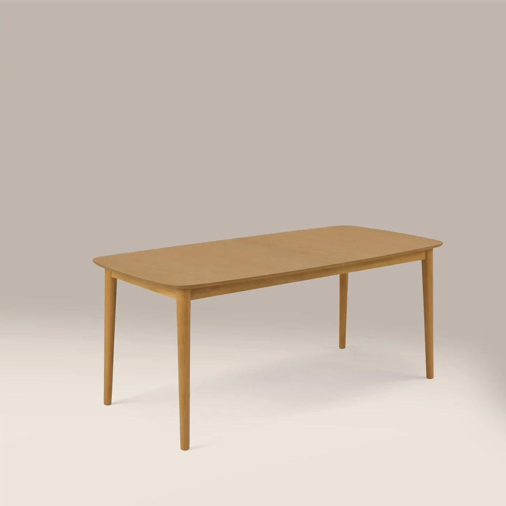Montreux 6-8 Seat Rectangle Wooden Extendable Dining Table | Oak — view 3