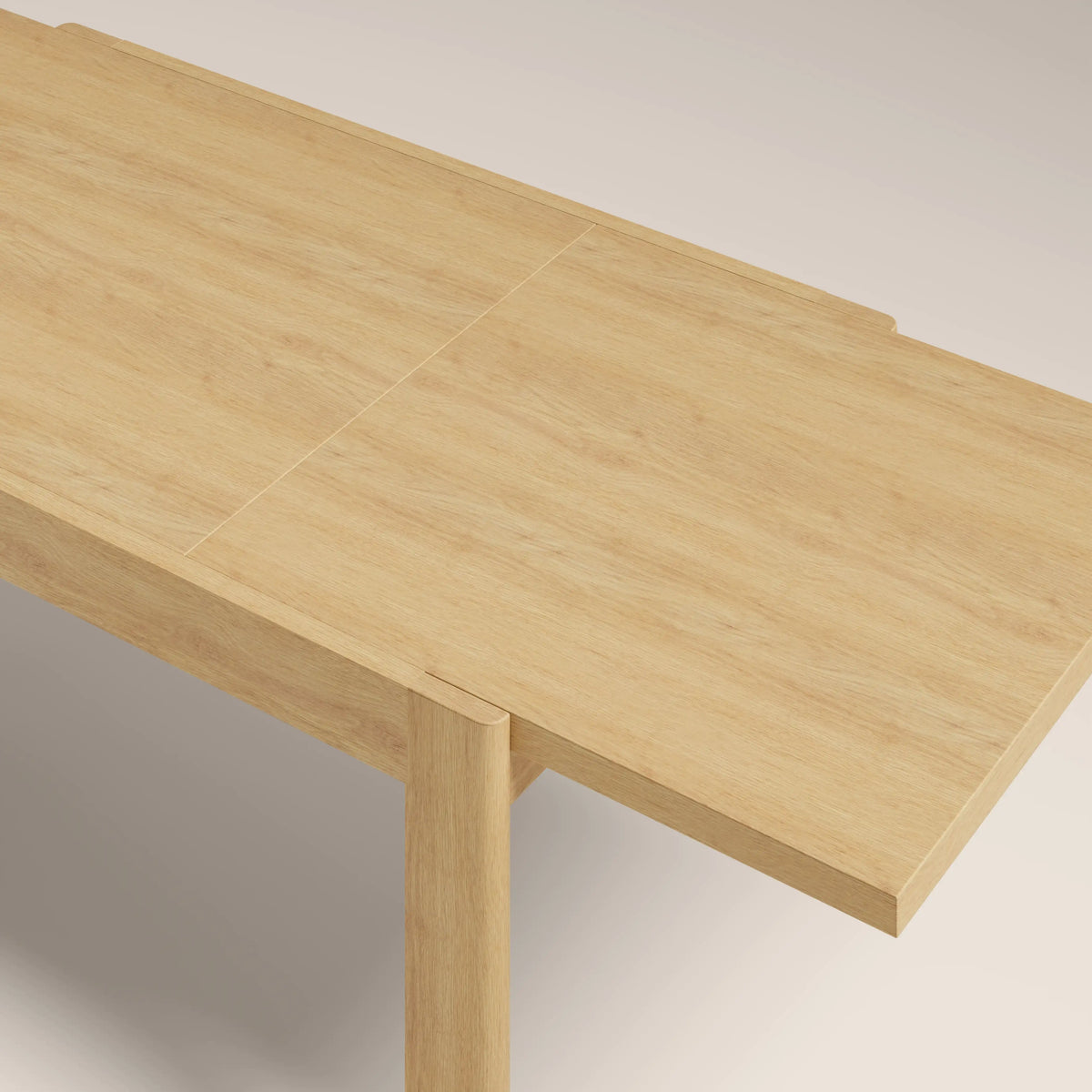 Ceva 6-10 Seat Rectangle Wooden Extendable Dining Table | Oak — view 6