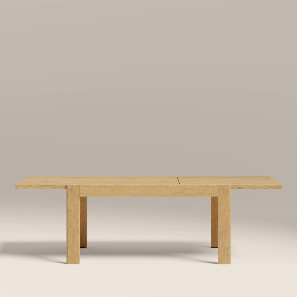 Ceva 6-10 Seat Rectangle Wooden Extendable Dining Table | Oak — view 2