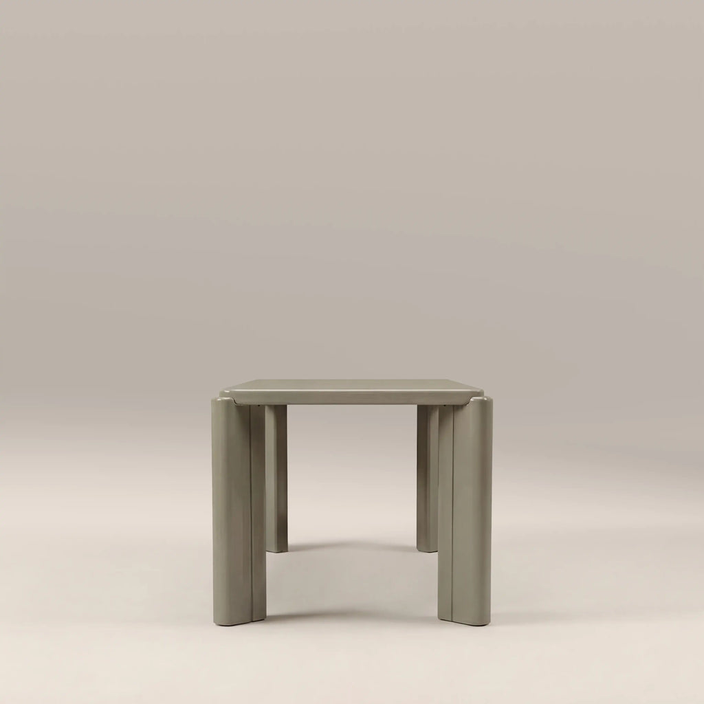 Kelby 6 Seat Rectangle Dining Table | High Gloss Sage Green — view 4
