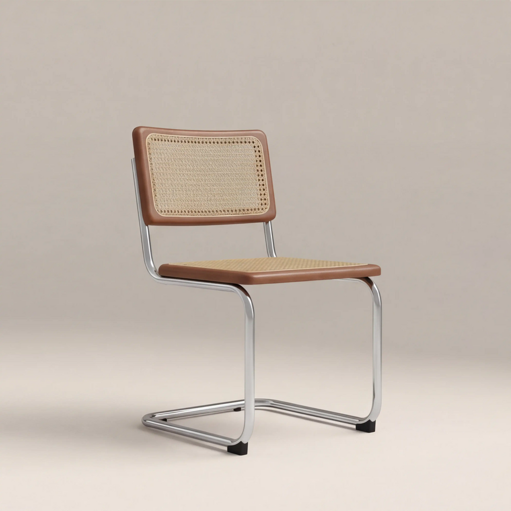 Kenton Dining Chair | Walnut & Chrome — view 2