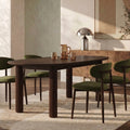 Skylar 6-8 Seat Oval Extendable Wooden Dining Table | Smoked Walnut — dining table from 2nd Time Around