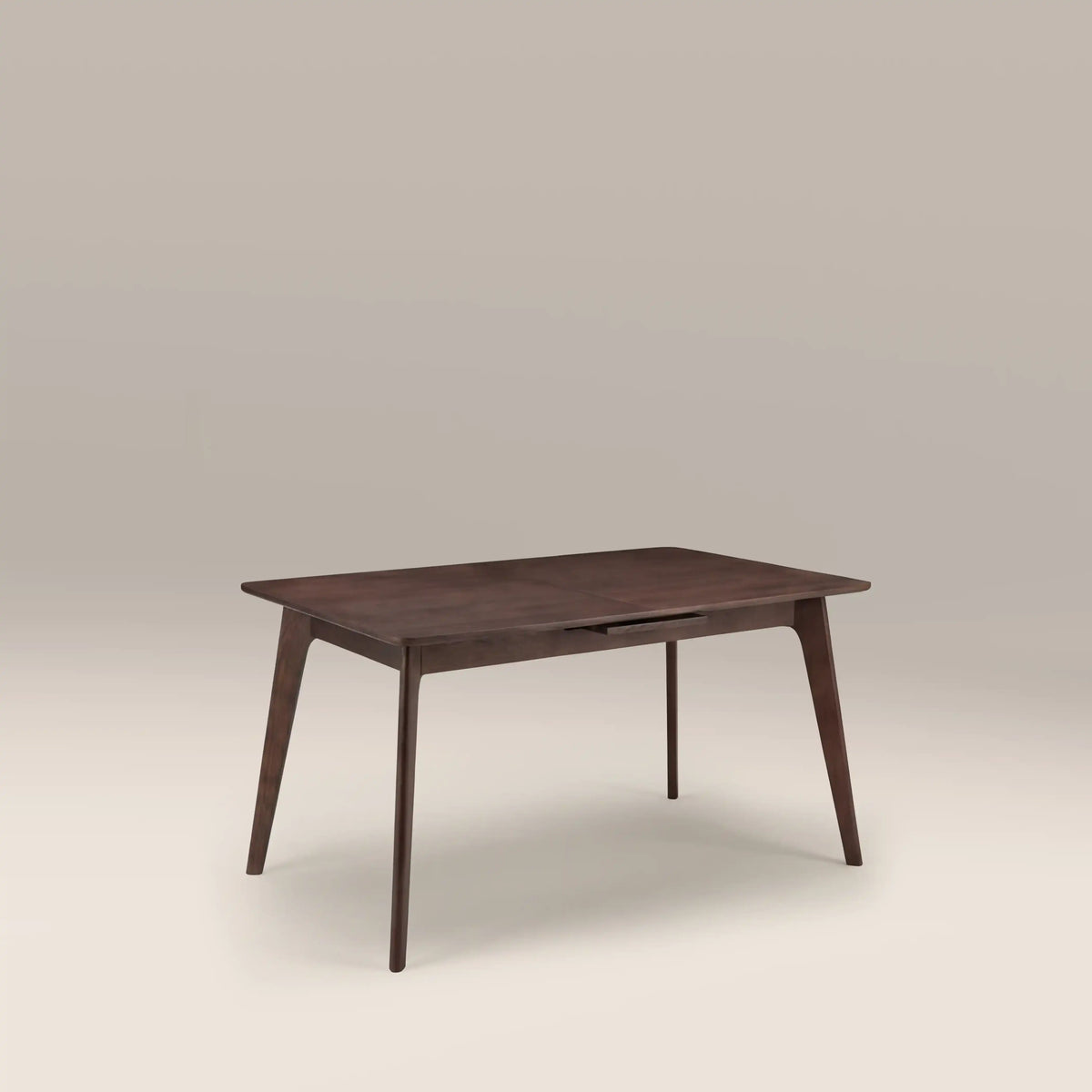 Landon 4-6 Seat Rectangle Wooden Extendable Dining Table | Walnut — view 3