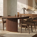 Caleb 6-8 Seat Rectangle Wooden Extendable Dining Table | Walnut — dining table from 2nd Time Around