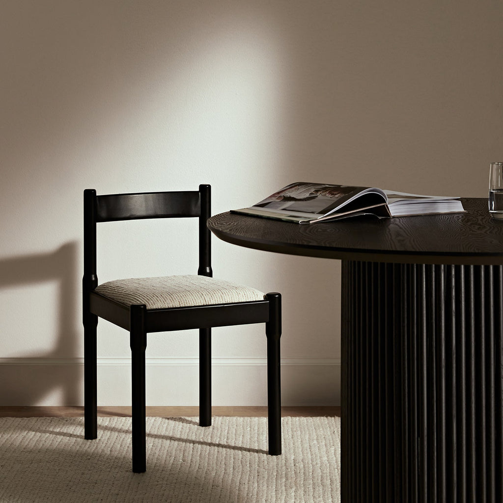Minley 2-in-1 Dining Chair, Black Matte — dining chair from 2nd Time Around