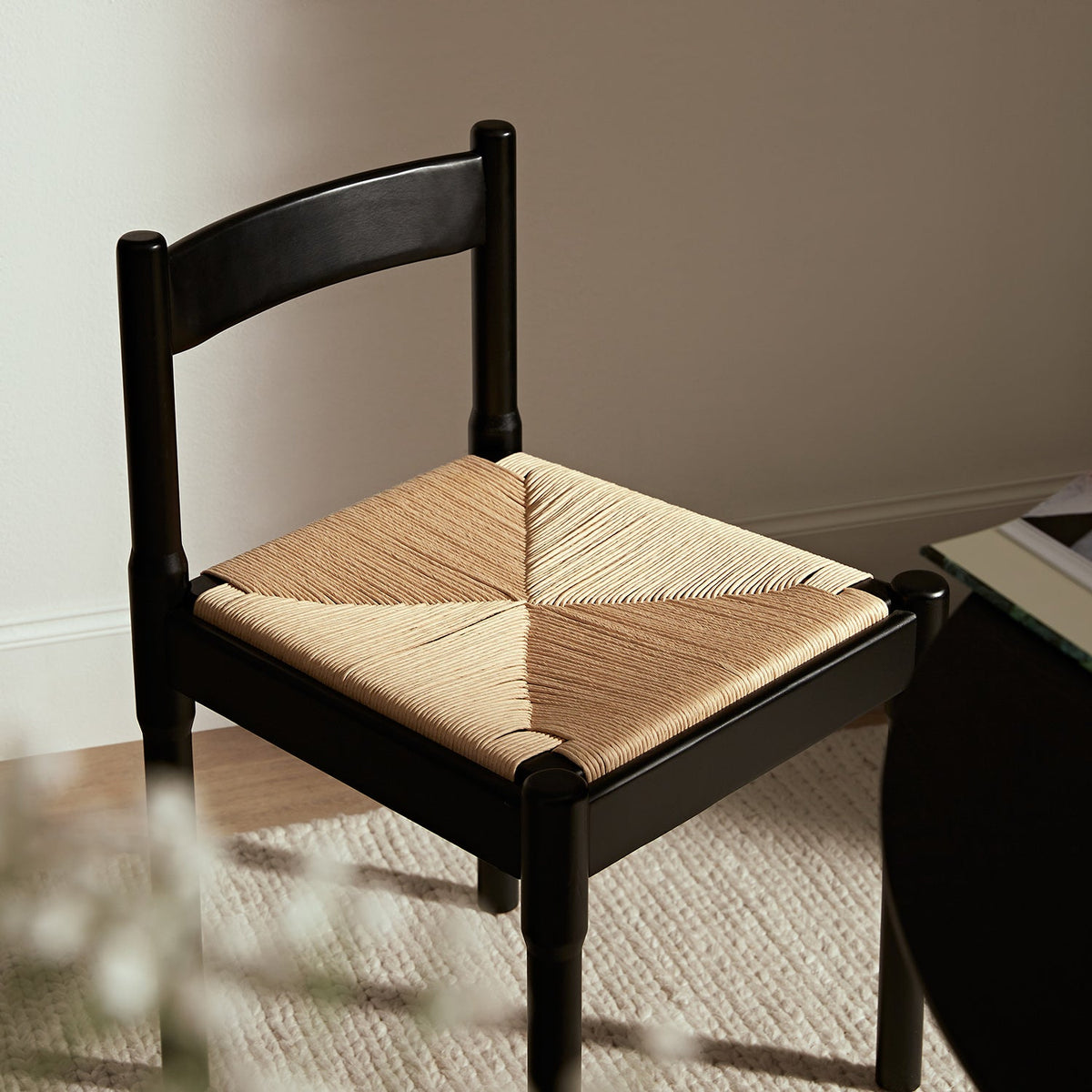 Minley 2-in-1 Dining Chair, Black Matte — view 5