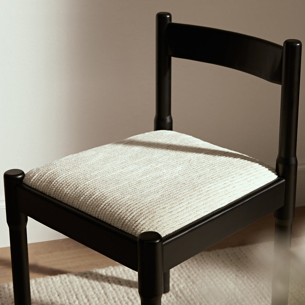 Minley 2-in-1 Dining Chair, Black Matte — view 6