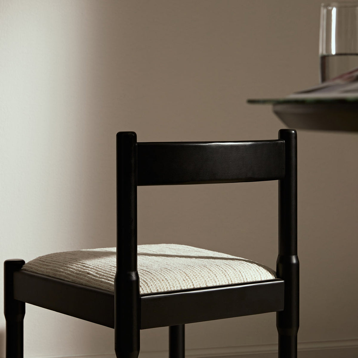 Minley 2-in-1 Dining Chair, Black Matte — view 7
