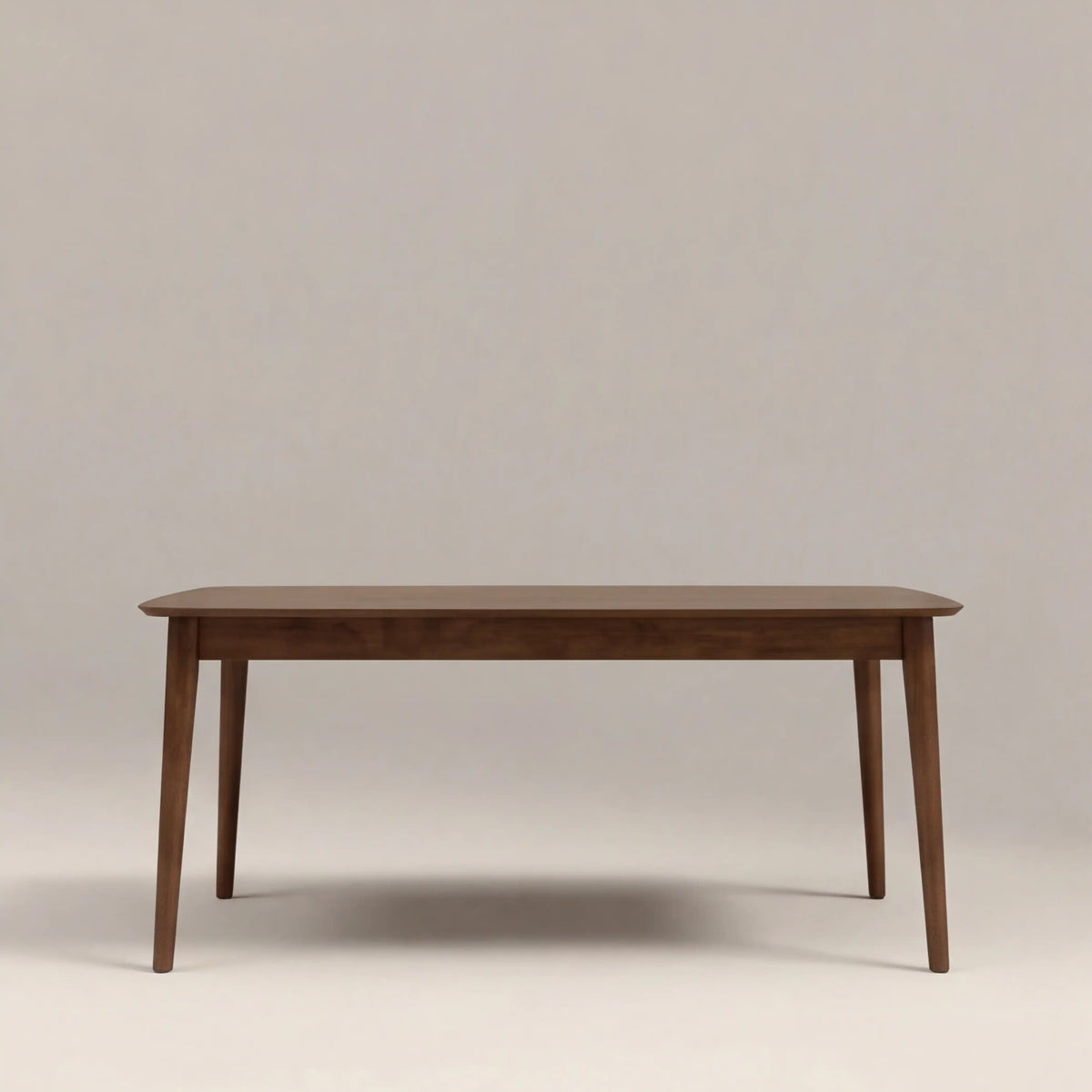 Abbe 6-8 Seat Rectangle Wooden Extendable Dining Table | Walnut — view 4