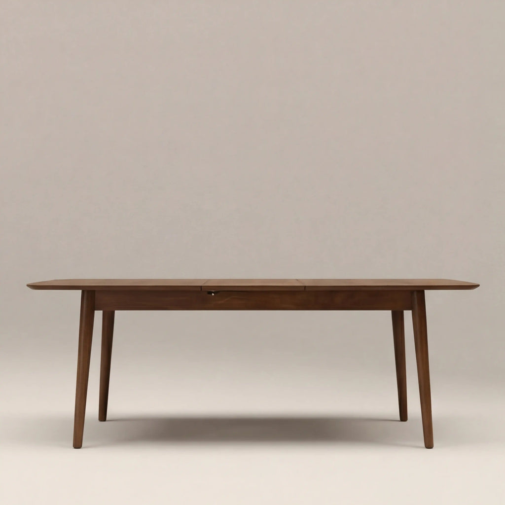 Abbe 6-8 Seat Rectangle Wooden Extendable Dining Table | Walnut — dining table from 2nd Time Around