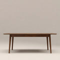 Abbe 6-8 Seat Rectangle Wooden Extendable Dining Table | Walnut — dining table from 2nd Time Around