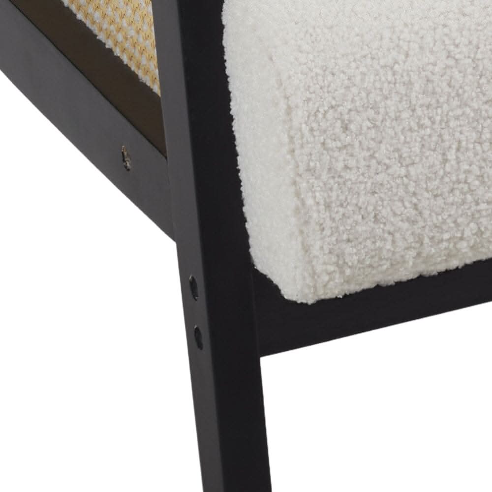 Direct Mid Century Rattan Armchair — view 9