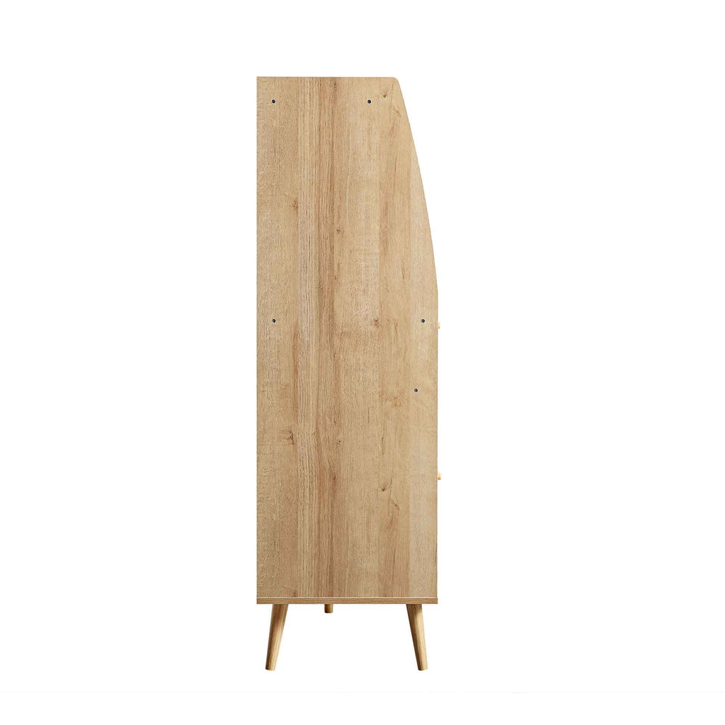 Frances Woven Rattan Kitchen Cabinet, Natural — view 8