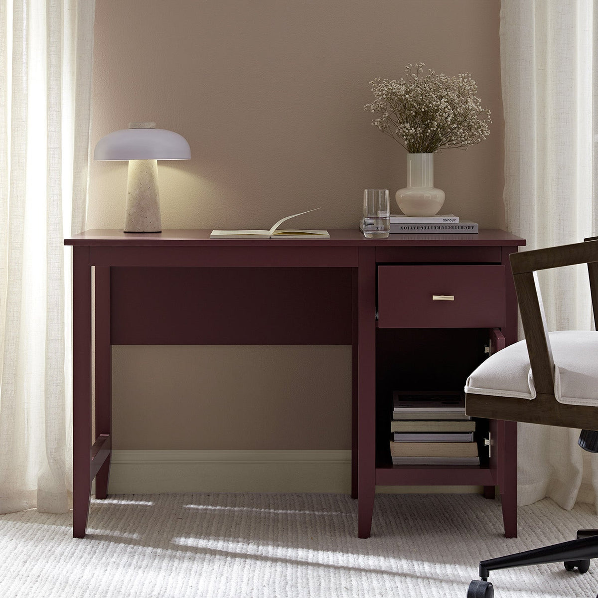 Oakham Writing Desk, Wild Cherry — view 3