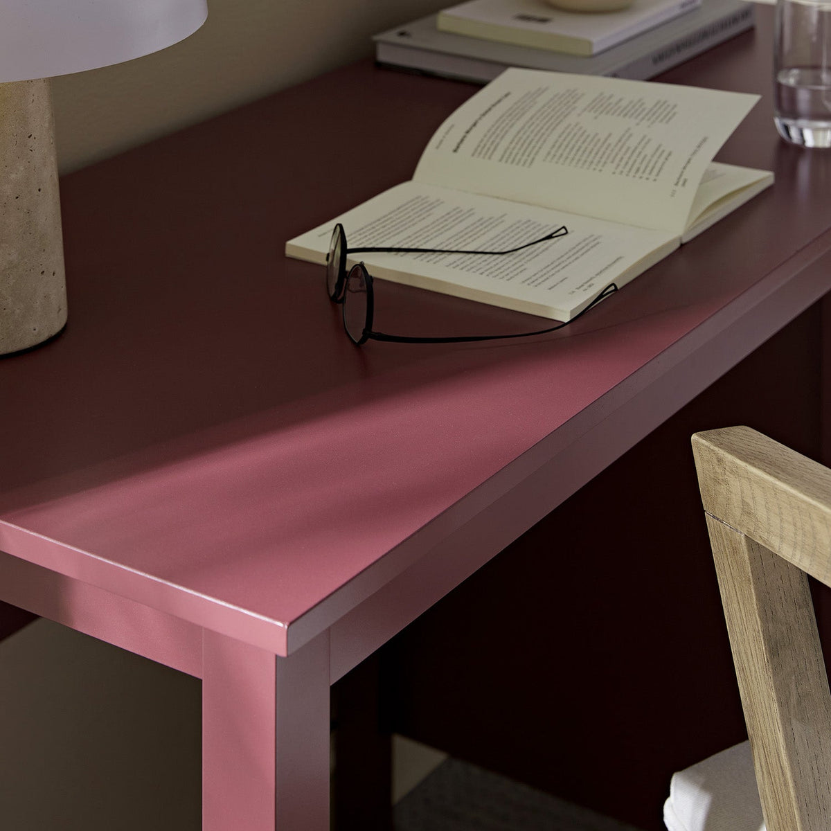 Oakham Writing Desk, Wild Cherry — view 6