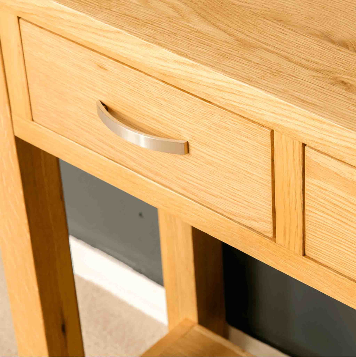 London Oak Console Table — view 3