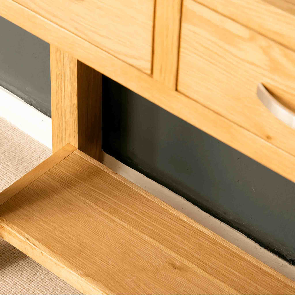 London Oak Console Table — view 8