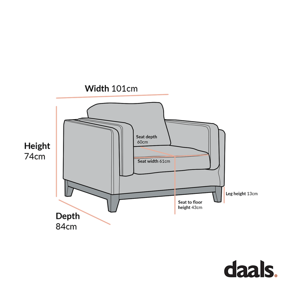 Dipley Champagne Velvet Sofa, 1-Seater — view 7