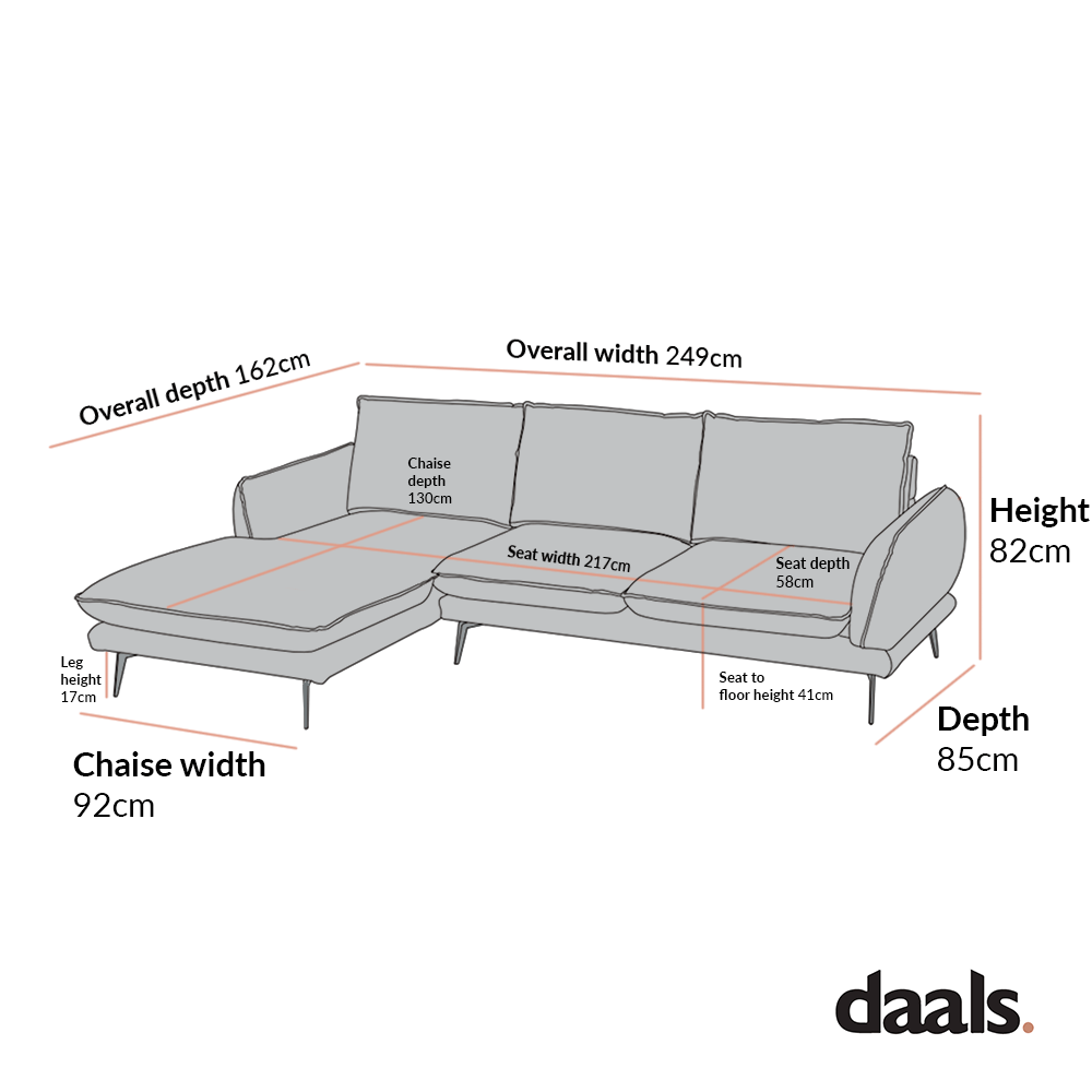 Obriel Forest Green Velvet Sofa, Grande Chaise Sofa Left Hand Facing — view 7