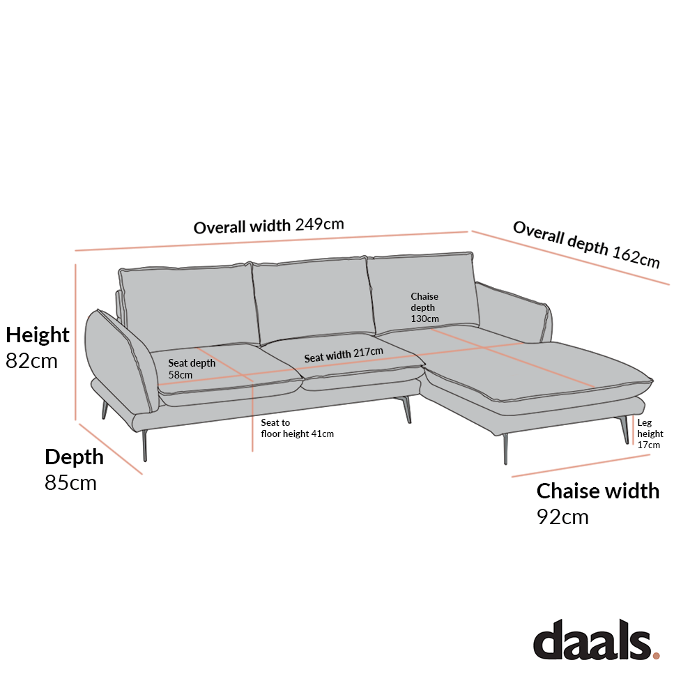 Obriel Forest Green Velvet Sofa, Grande Chaise Sofa Right Hand Facing — view 6