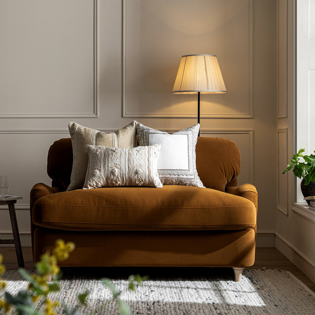 Daphnis Cinnamon Velvet Sofa Bed, Loveseat — view 4