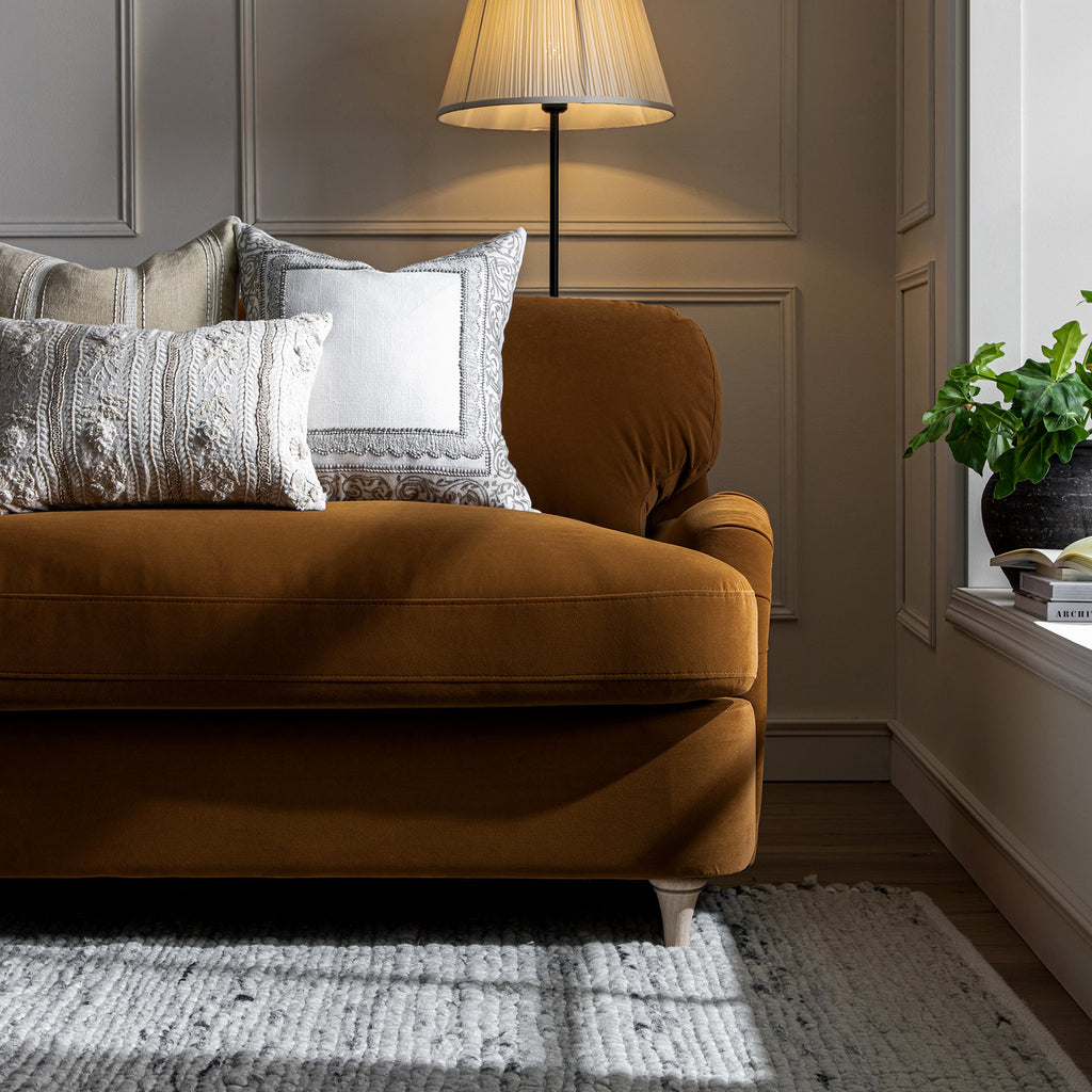 Daphnis Cinnamon Velvet Sofa Bed, Loveseat — view 7