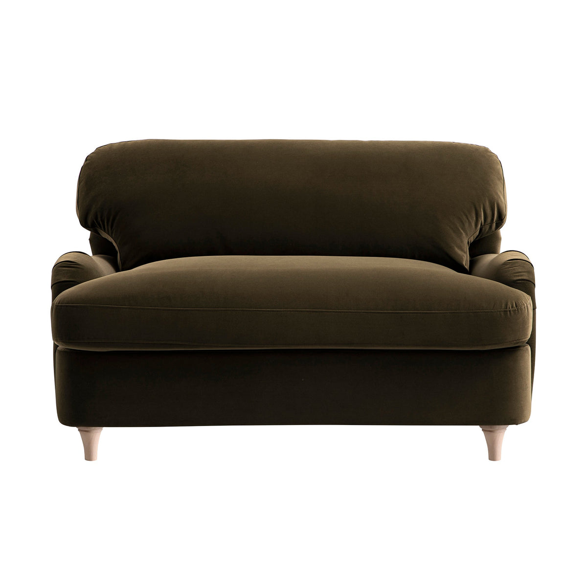 Daphnis Seaweed Velvet Sofa Bed, Loveseat — view 10